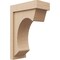 Ekena Millwork 6"W x 12"D x 18"H Classic Emerson Rough Cedar Woodgrain TimberThane Corbel, Primed Tan CORUR06X12X18EMRRCPR - alternate 1